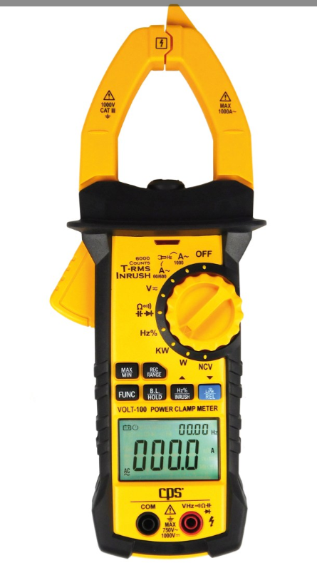 美国CPS无线钳形功率计VOLT-100