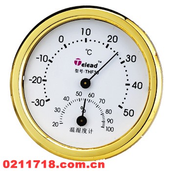 THF30室内温湿度计（金色）